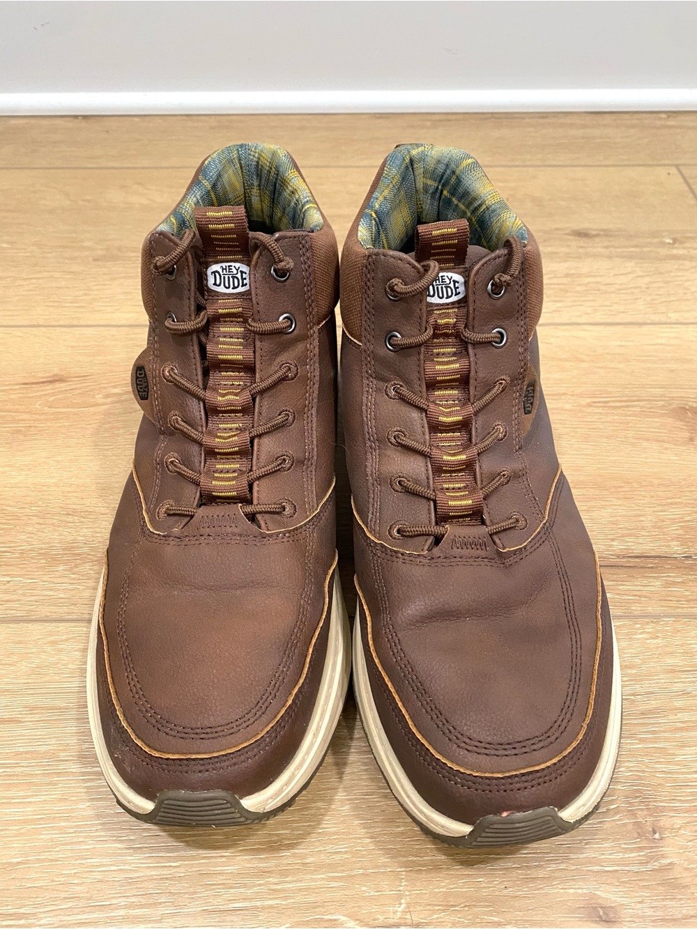 Hey Dude Boots Men’s 11 Brown Tahoe Classic Mid Top Chukka Comfort Outdoor - Picture 3 of 8